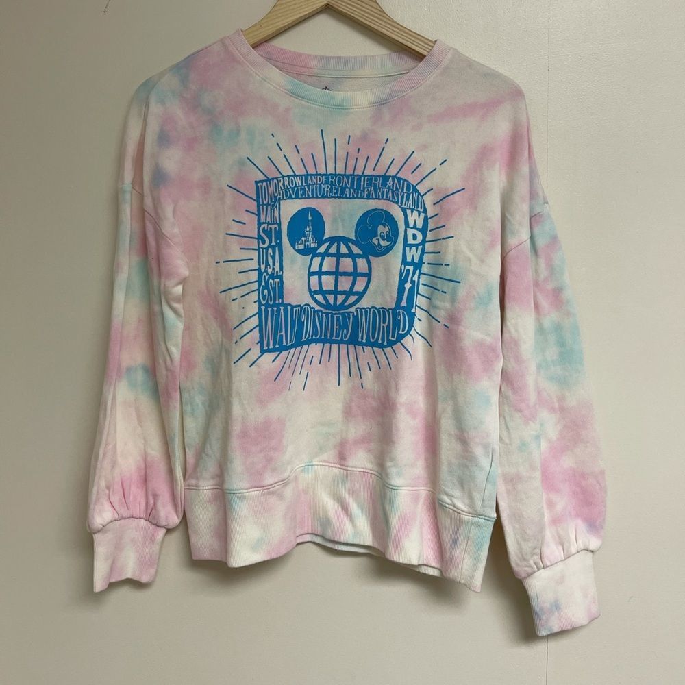 Disney Tie Dye Crew Neck